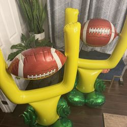 Football Touchdown Helium Filled
