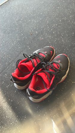 Nike Jordan Black and Red Sneakers
