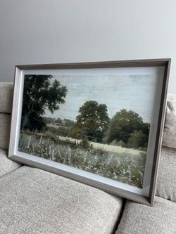Framed Decorative Art of Meadow