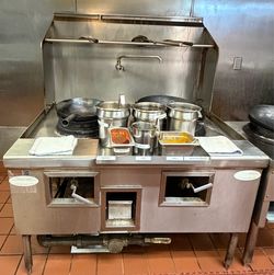 Commercial 2-Burner Chinese Wok Range –
