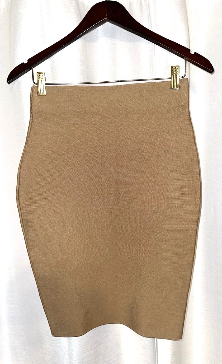Body Contour Fitted Pencil Skirt