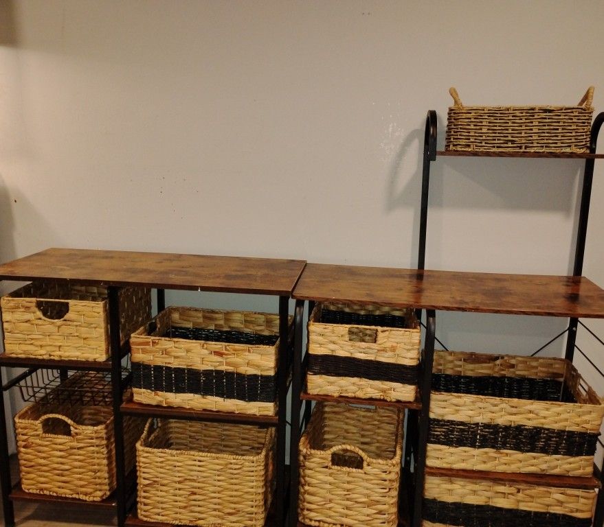 2 Microwave Carts
