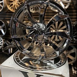 Strada And Xcess Wheels On Sale 20”-26” Gloss Black , Silver Machine And Chrome Wheels 