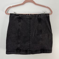 Black Denim Skirt Size S