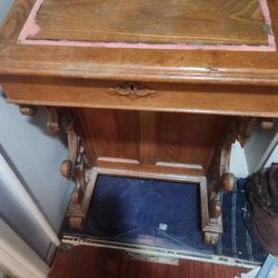 Small Captains Desk Antique From Late 1800s