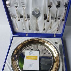 NEED THE SPACE Gottinghen Cake Serving Set 24k Gold