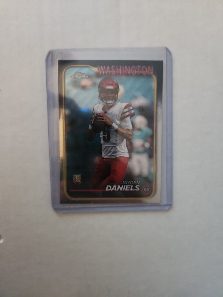 Jayden Daniels Topps Chrome RC