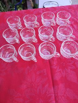 Clear Glass Punch Cups