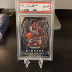 PSA 10 James Wiseman Prizm DP Rookie Card