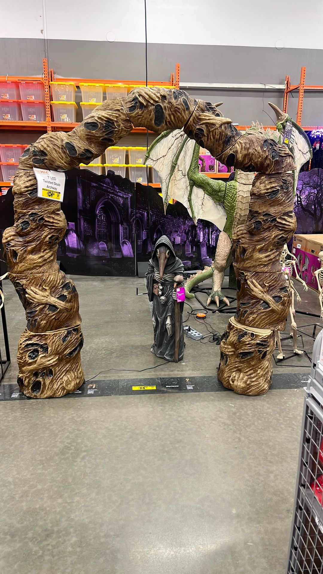 Halloween stuff at the Home Depot in Ballentine come 50% off let’s make a deal. My name is MICHAEL and I am here from 9 to 6 today Sunday.