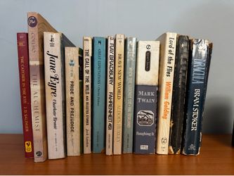Classic Literature Book Bundle — 13 Vintage Paperback Novels