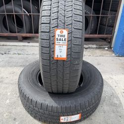 (2) Used 265 70 17 Goodyear Wrangler SR-A