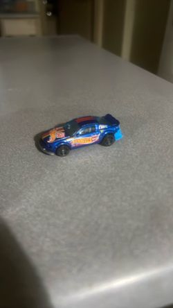 Hot Wheels blue mustang car