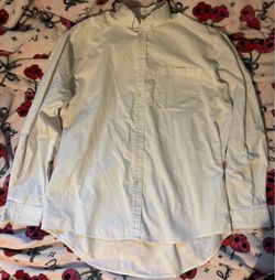 White Button-Down Kng Shirt