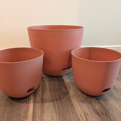 Self-watering Planter Bundle - 12" And 8"