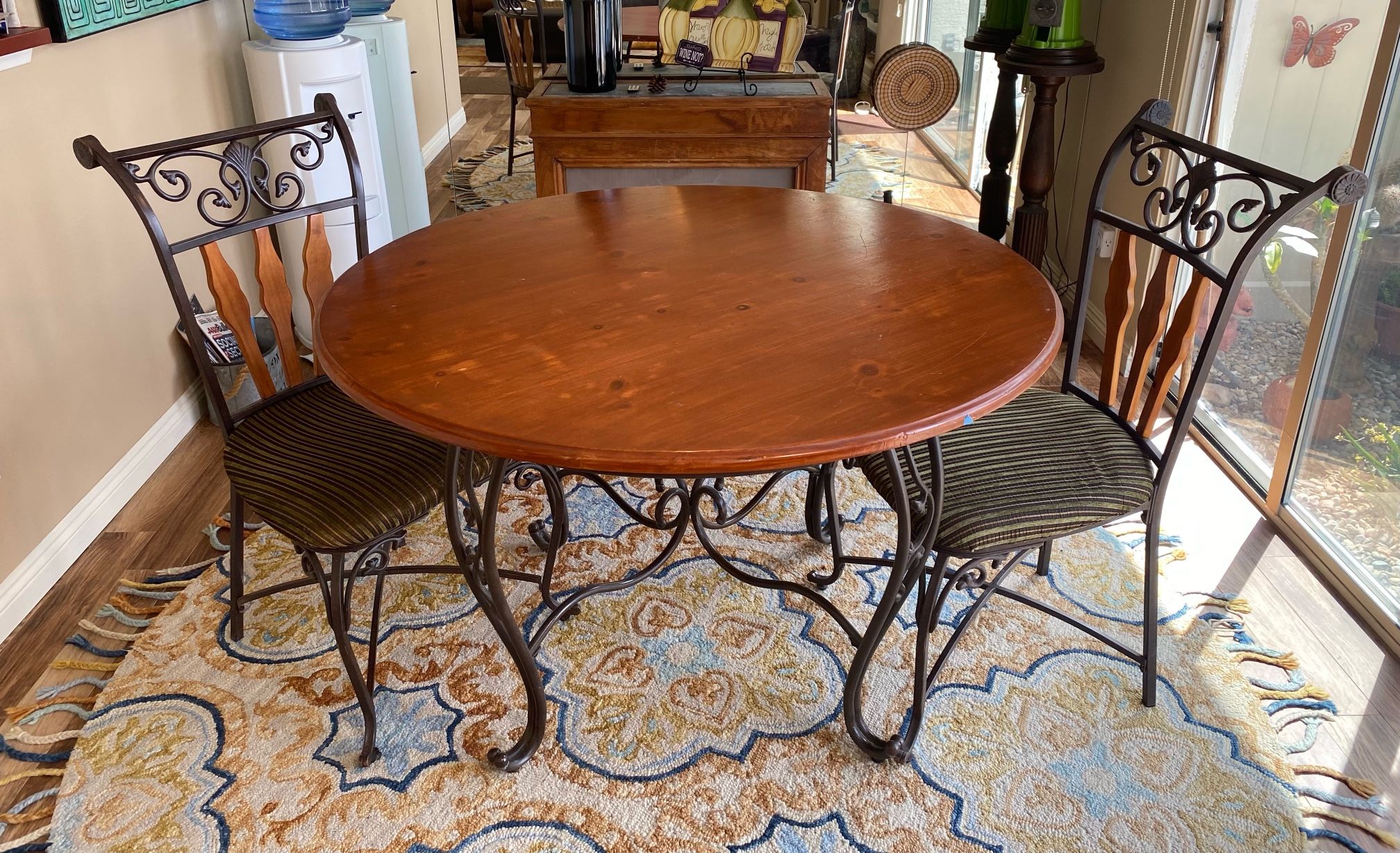 Dining Room Table 48” With 2 Chairs