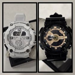 Pair of men's Invicta Activa watches
Black and white men's watches
Sold as a set
Brand new in box with tags
