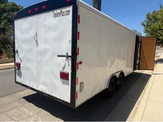 20 by 8 enclosed cargo trailer