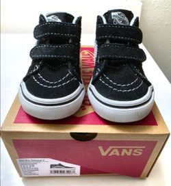 Baby Boys Vans Size 3.5