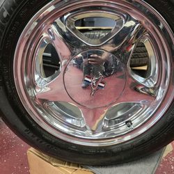 Mustang Wheels 4 Lugs 4 Rims /4 Tire 