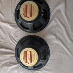 Weber, jensen and celestial guitar speakers