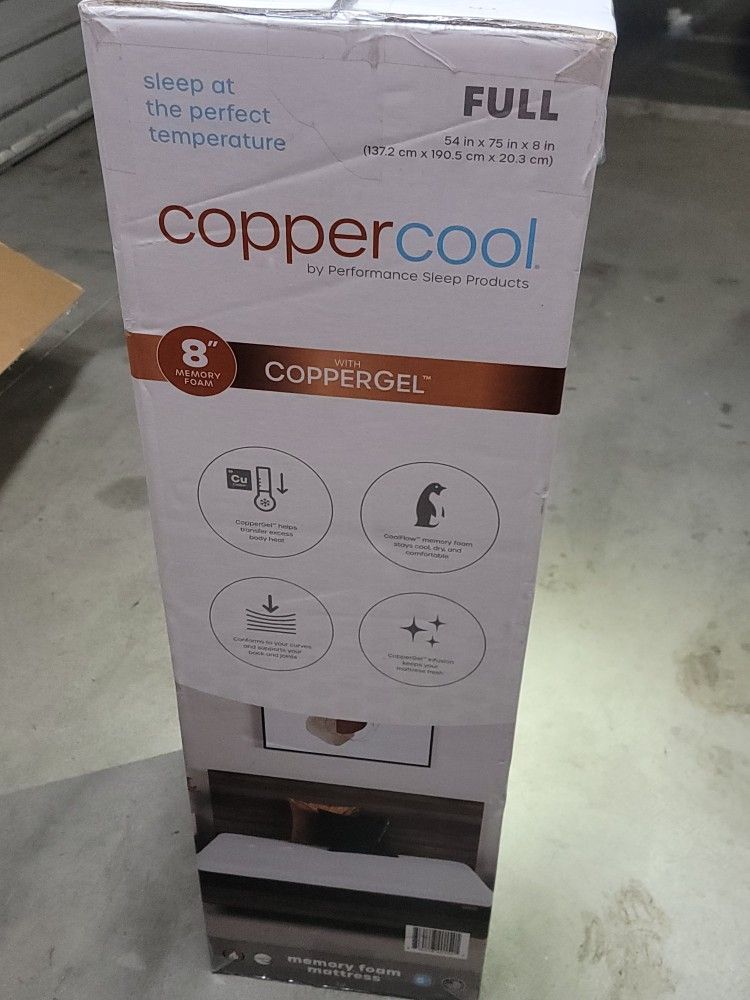 CopperCool Select 8" Memory Foam Mattress