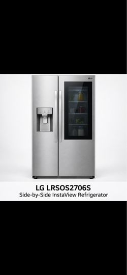 LG LRSOS2706S Side-by-Side InstaView Refrigerator