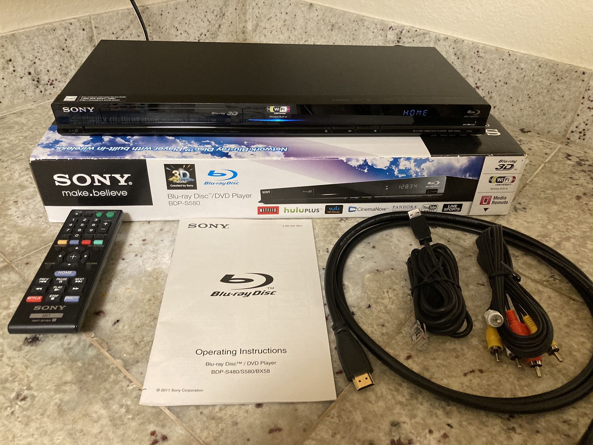 Sony Blu-Ray DVD Player
