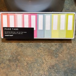 Pastel colored page tabs. Great for Easter Basket 