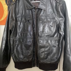 Men’s Vintage Guess Leather Jacket