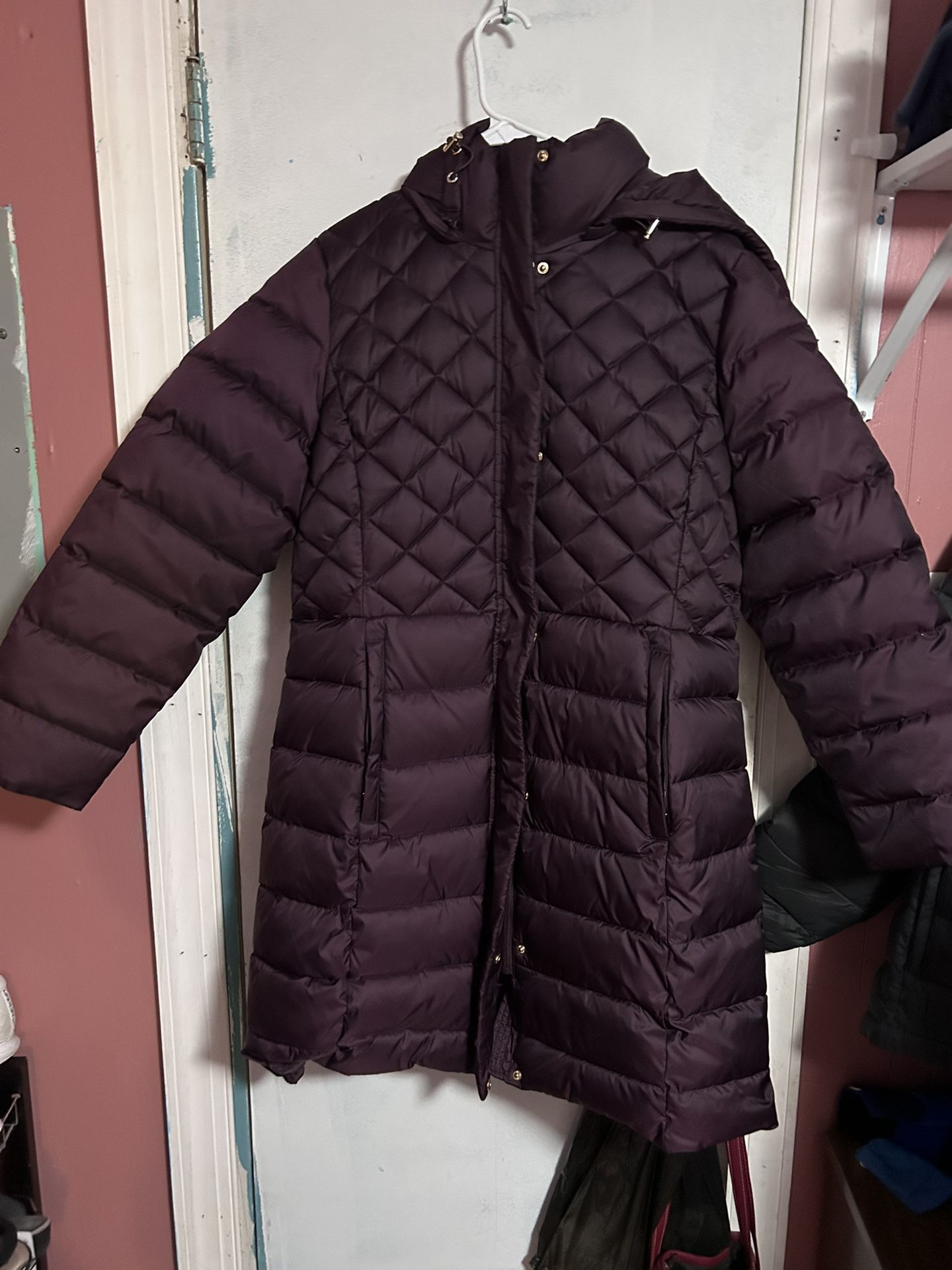 Liz Claiborne Rich Plum Coat