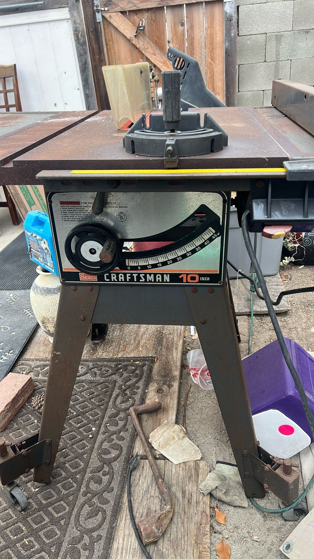 Sears Craftsman 10inch Table Saw