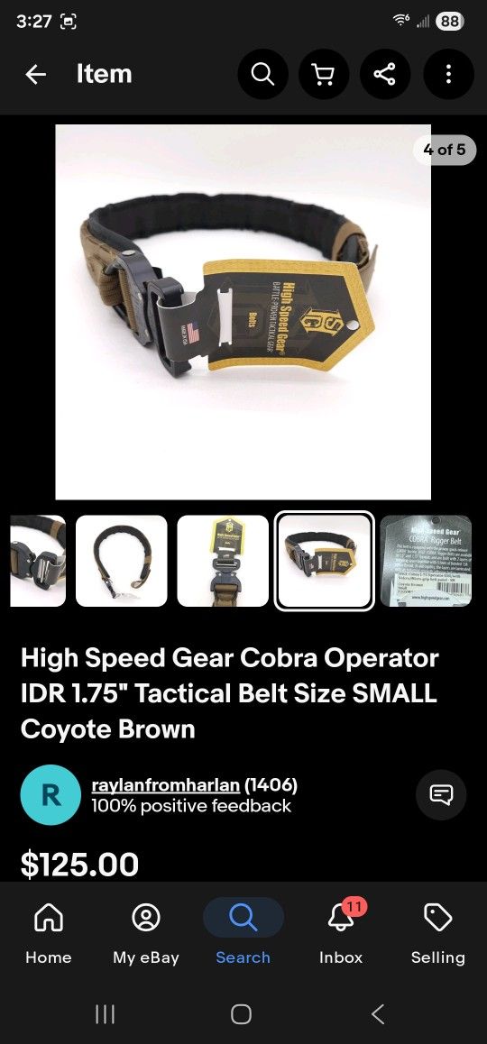 High Speed Gear Cobra Belt