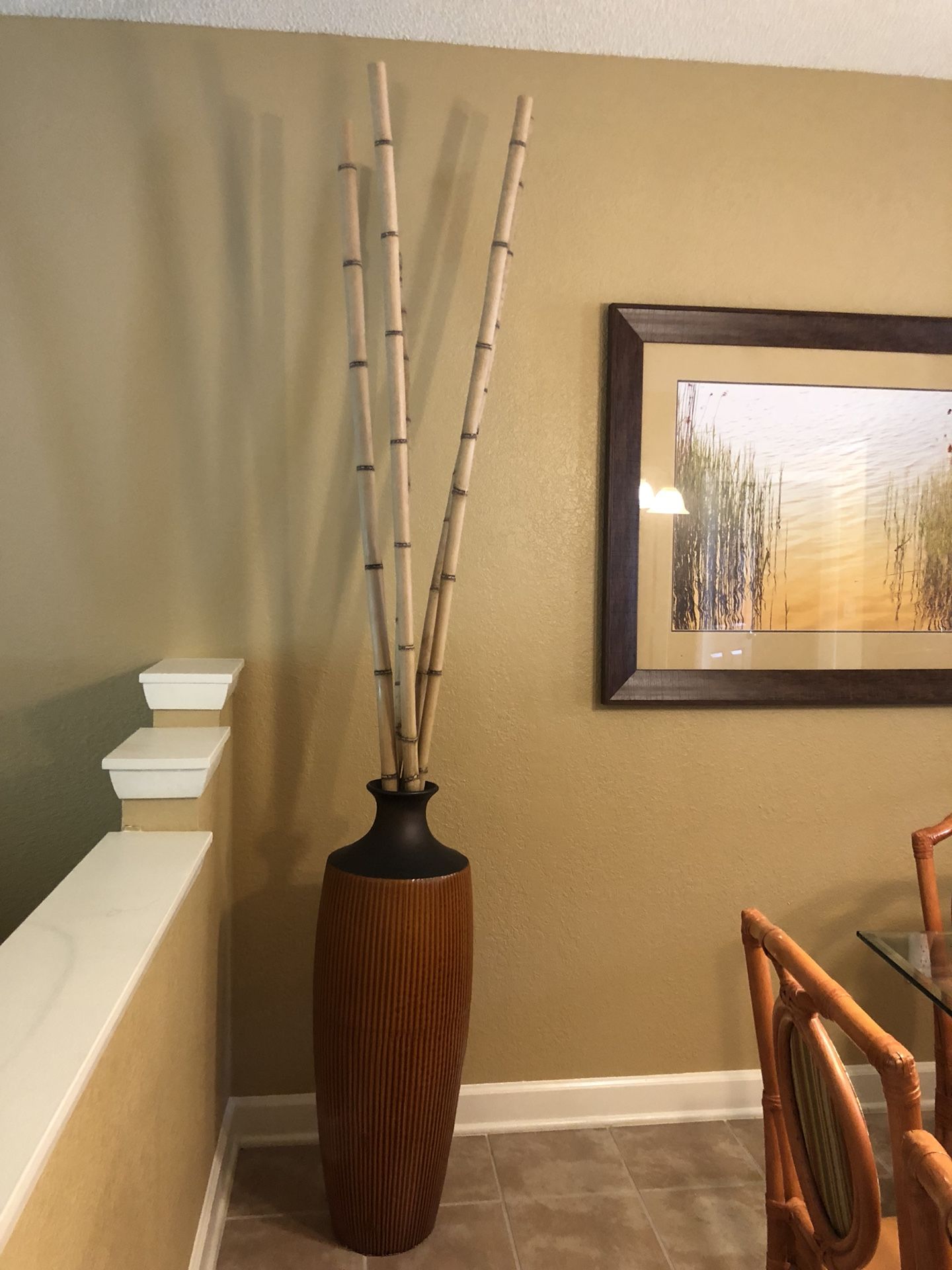 Decorative Floor Vases Bamboo Sticks | Shelly Lighting