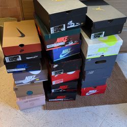 Assorted Shoe Boxes Size 10.5 And 11