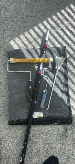 Sherwin Williams 4-8ft Pin Lock Pole, Paint Rollers, Mixer