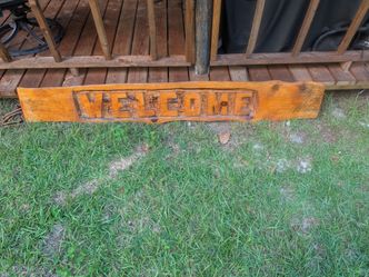 Welcome sign