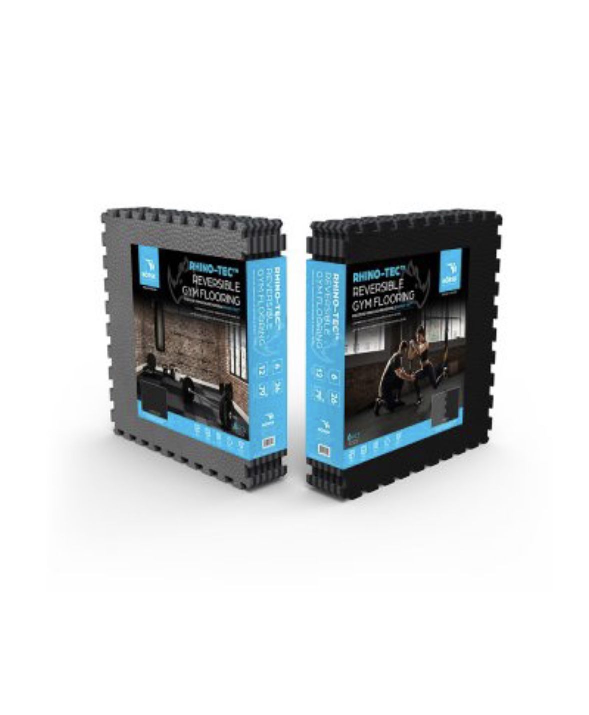Norsk Rhino-Tech 6 Pack Reversible Flooring Brand New In Box