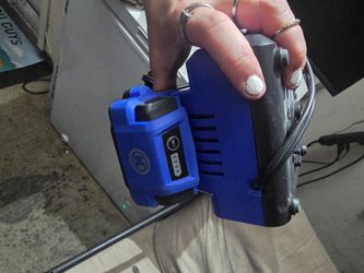 Kobalt charger and battery blue