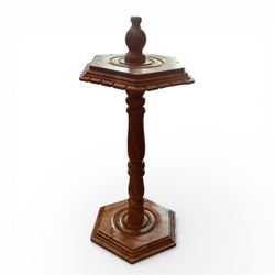 Beautiful Wood Grain Very Old and Rare Pendulum Stand Display
