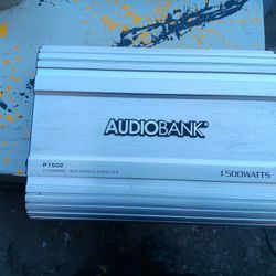 Audio Bank 1500w 2 Channel Bass Amp