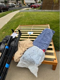 Queen mattress frame
