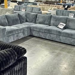 Jumbo Corduroy Couch New In Box  Firm Price 