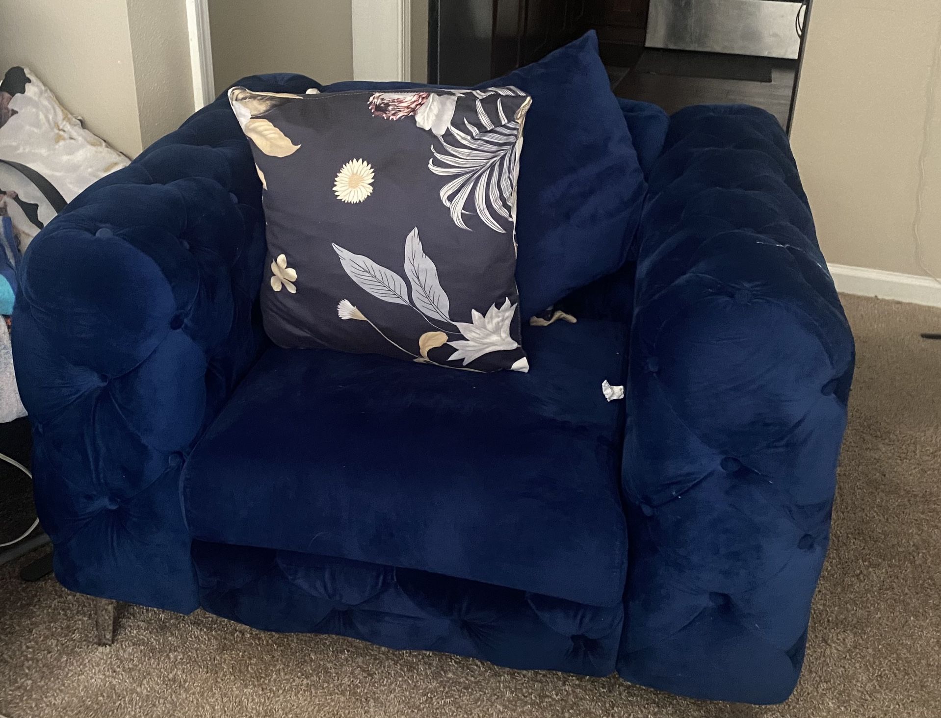 Love Seat And Chair For Sale