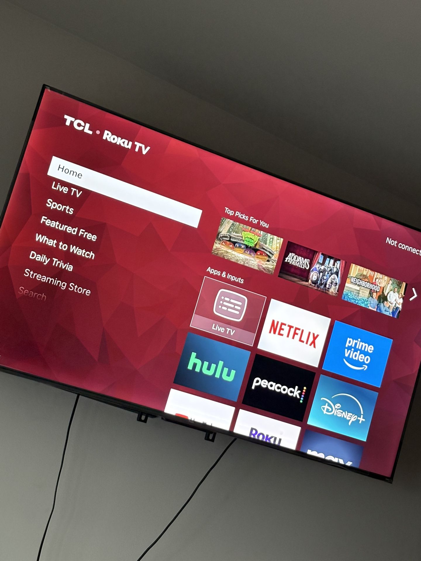 TCL 55” Roku Tv