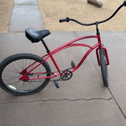 🔥 For Sale: Men’s Electra Cruiser – Bold Red, Smooth Ride! 🔥