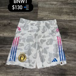 Bape x Adidas Shorts
