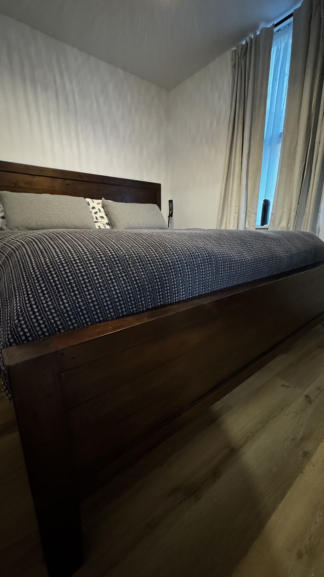 Crate & Barrel King Bed Set