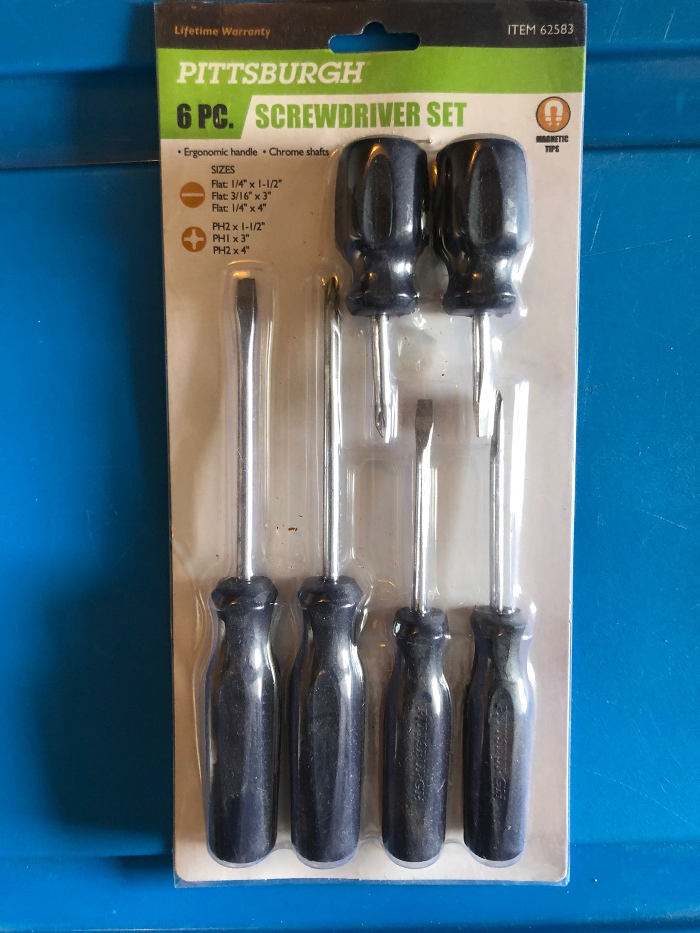 6 Piece Screwdriver Set