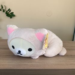 Rilakkuma Bear Cat Costume Plush